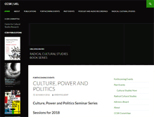 Tablet Screenshot of culturalstudiesresearch.org